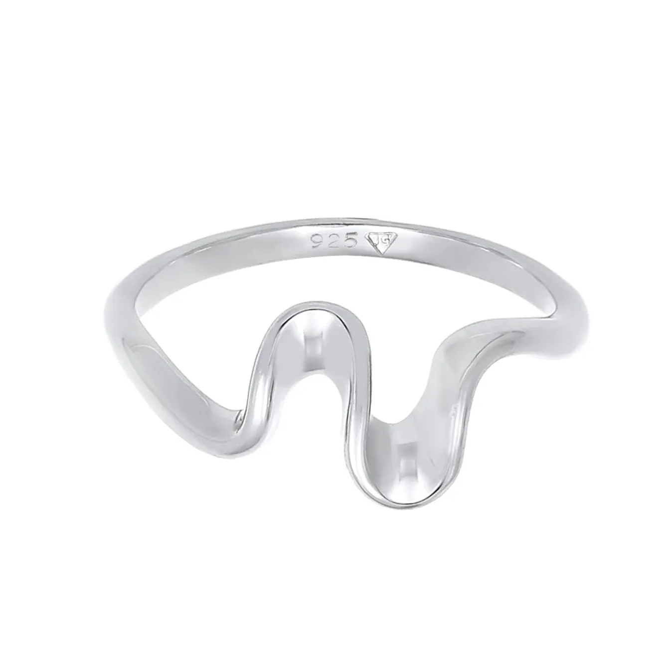 Elli "Ring Welle< Roségold|Symbol-schmuck
