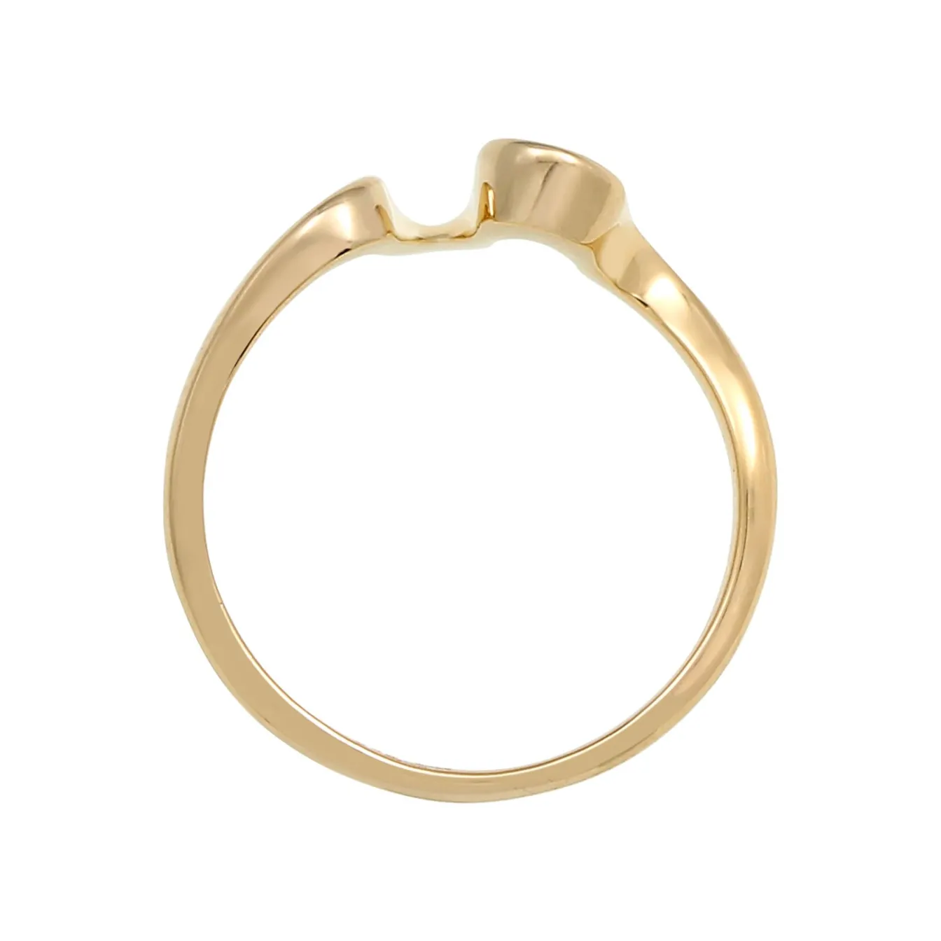 Elli "Ring Welle< Roségold|Symbol-schmuck
