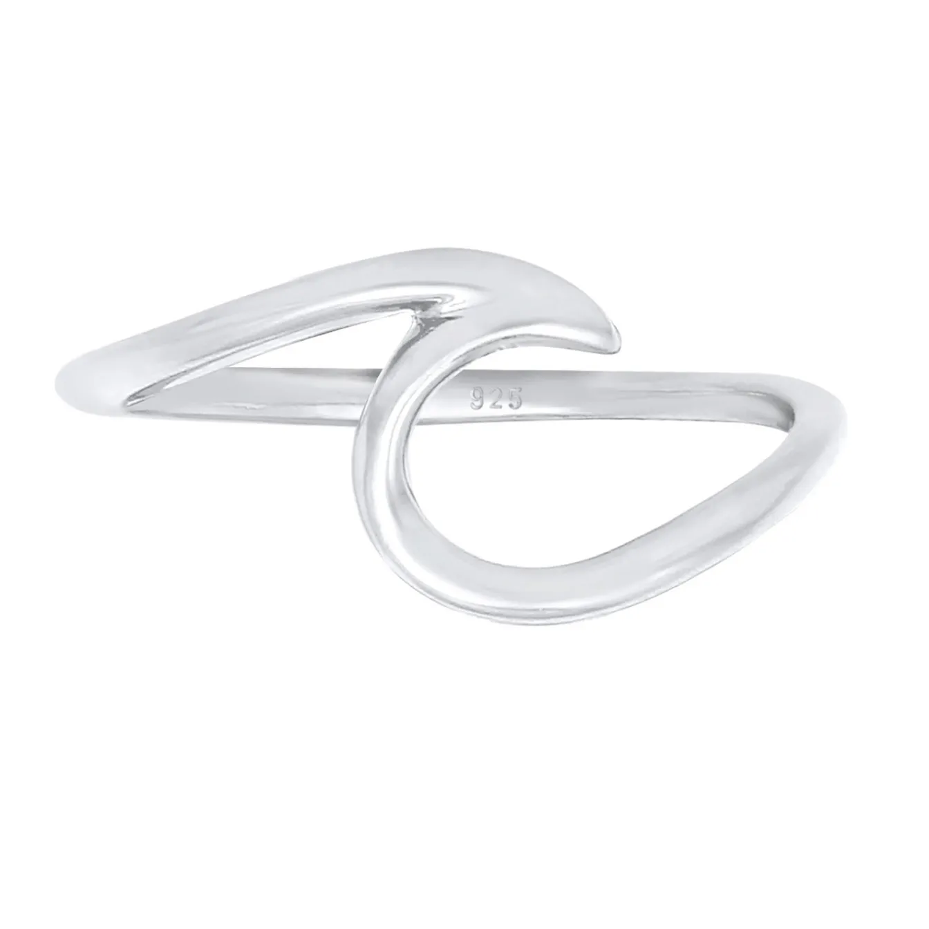 Elli "Ring Welle< Roségold|Symbol-schmuck