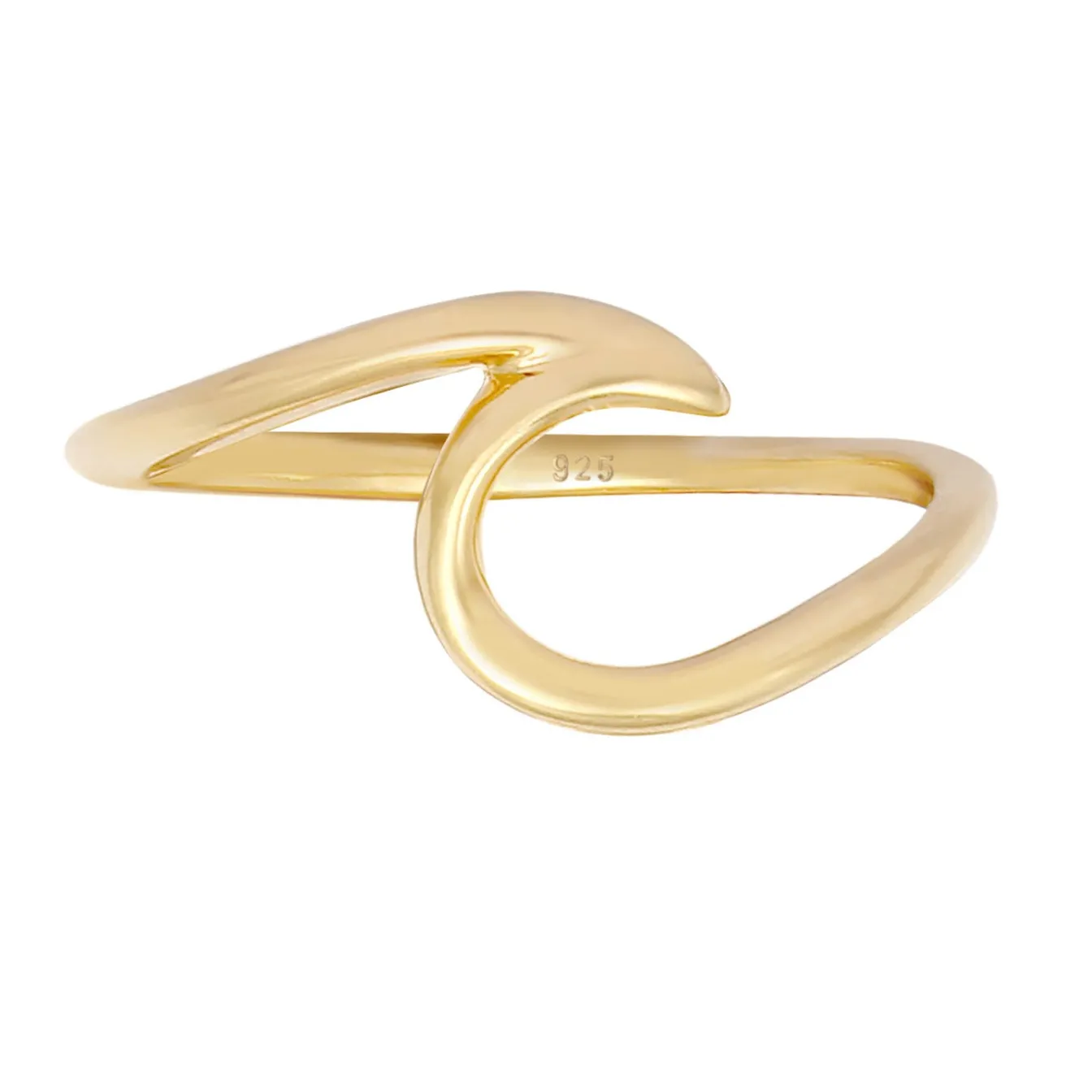 Elli "Ring Welle< Roségold|Symbol-schmuck