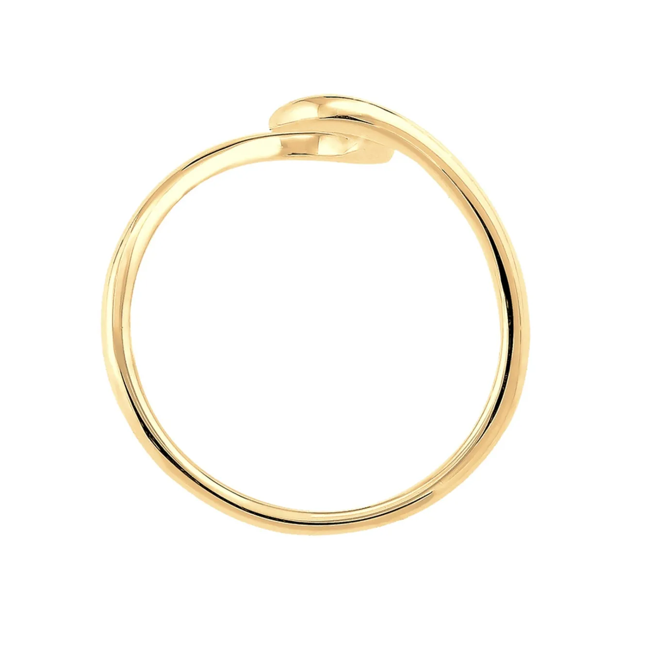 Elli "Ring Welle< Roségold|Symbol-schmuck