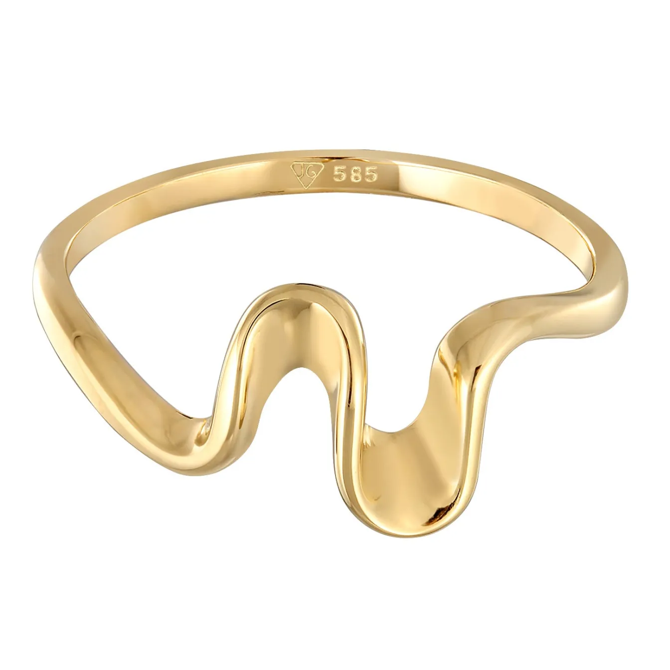 Elli "Ring Welle Organic< Symbol-schmuck|Ringe