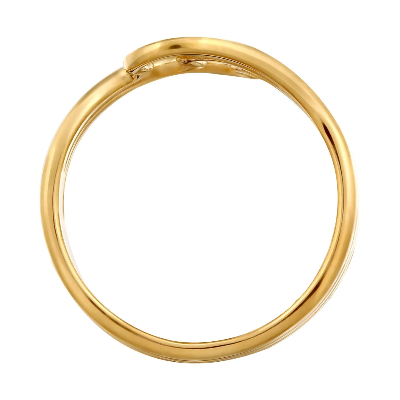 Elli "Ring Wellen< Vergoldet|Symbol-schmuck