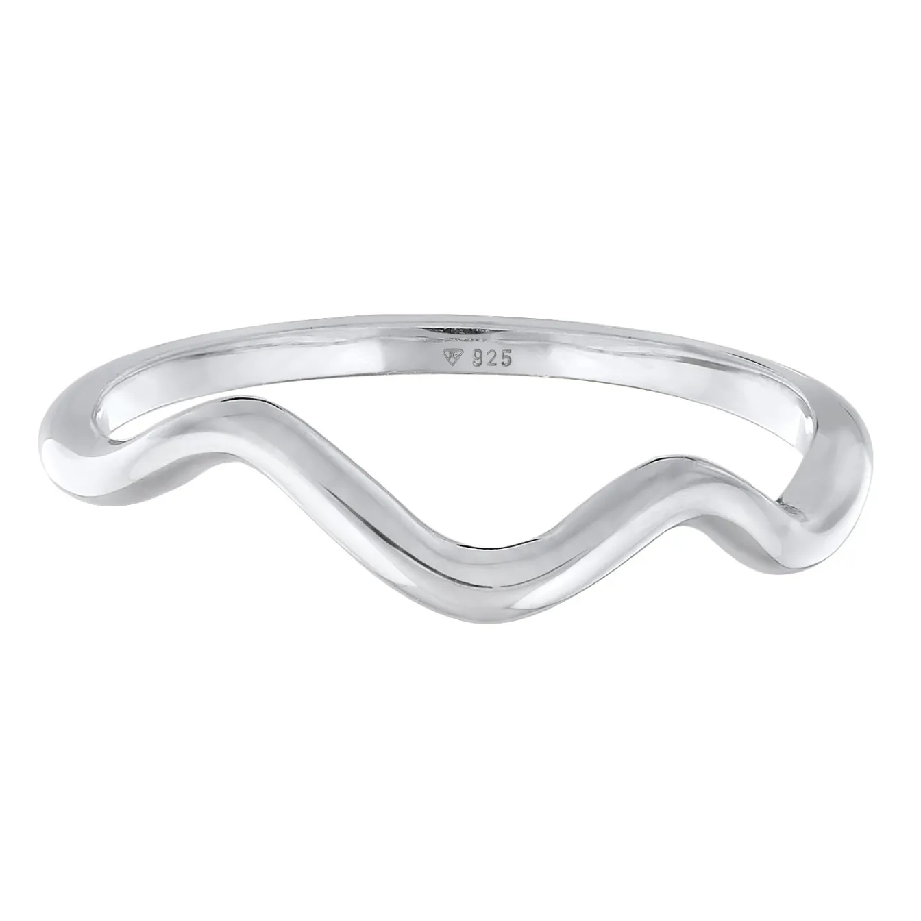 Elli "Ring Wellen Organic< Roségold|Symbol-schmuck