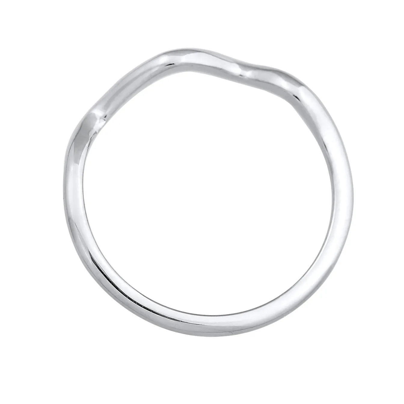 Elli "Ring Wellen Organic< Roségold|Symbol-schmuck