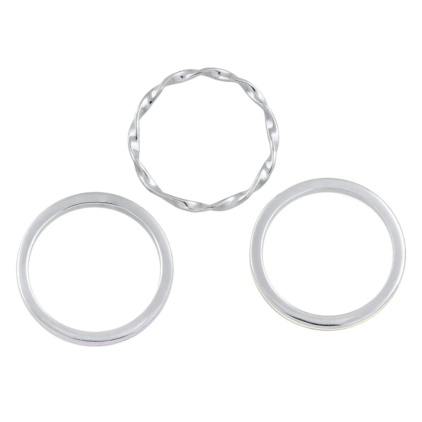 Elli "Ringset | Emaille (Lila)< Ringe|Silber
