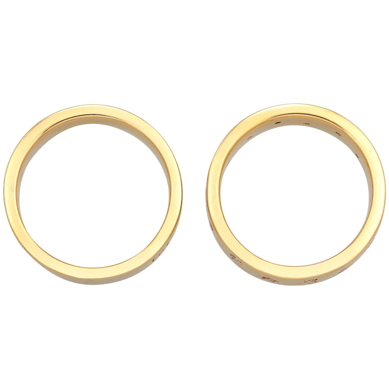 Elli "Ring-Set Astro | Zirkonia (Weiß)< Symbol-schmuck|Ringe