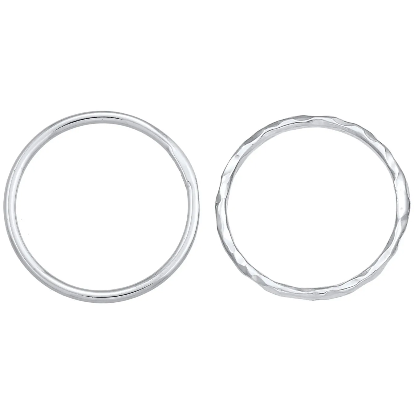Elli "Ringset Geo< Ringe|Silber
