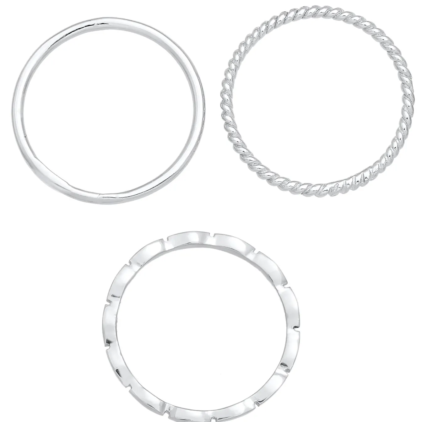 Elli "Ringset Geo< Roségold|Ringe