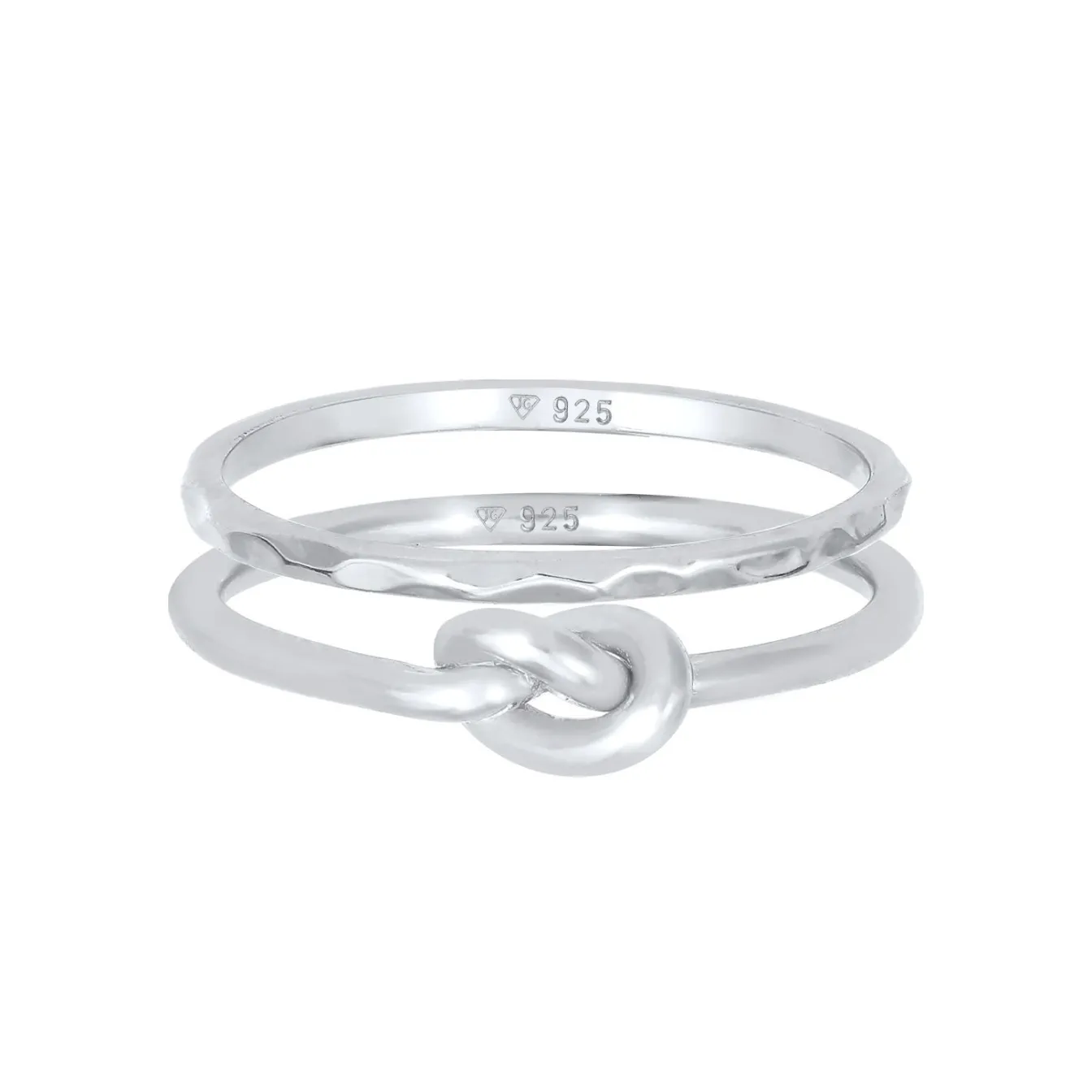 Elli "Ringset Knoten< Ringe|Vergoldet