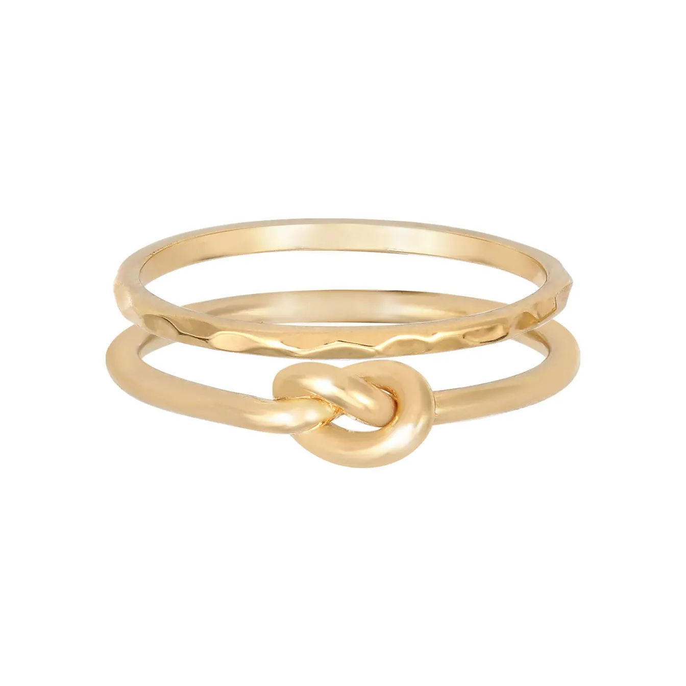 Elli "Ringset Knoten< Ringe|Vergoldet