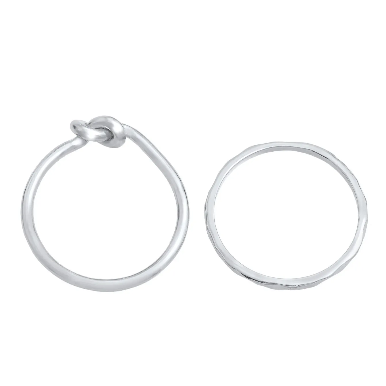 Elli "Ringset Knoten< Ringe|Vergoldet