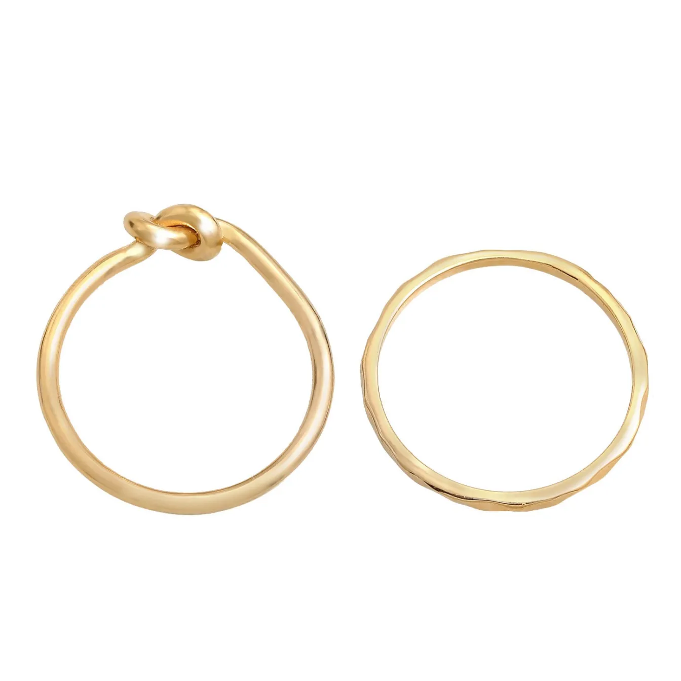 Elli "Ringset Knoten< Ringe|Vergoldet