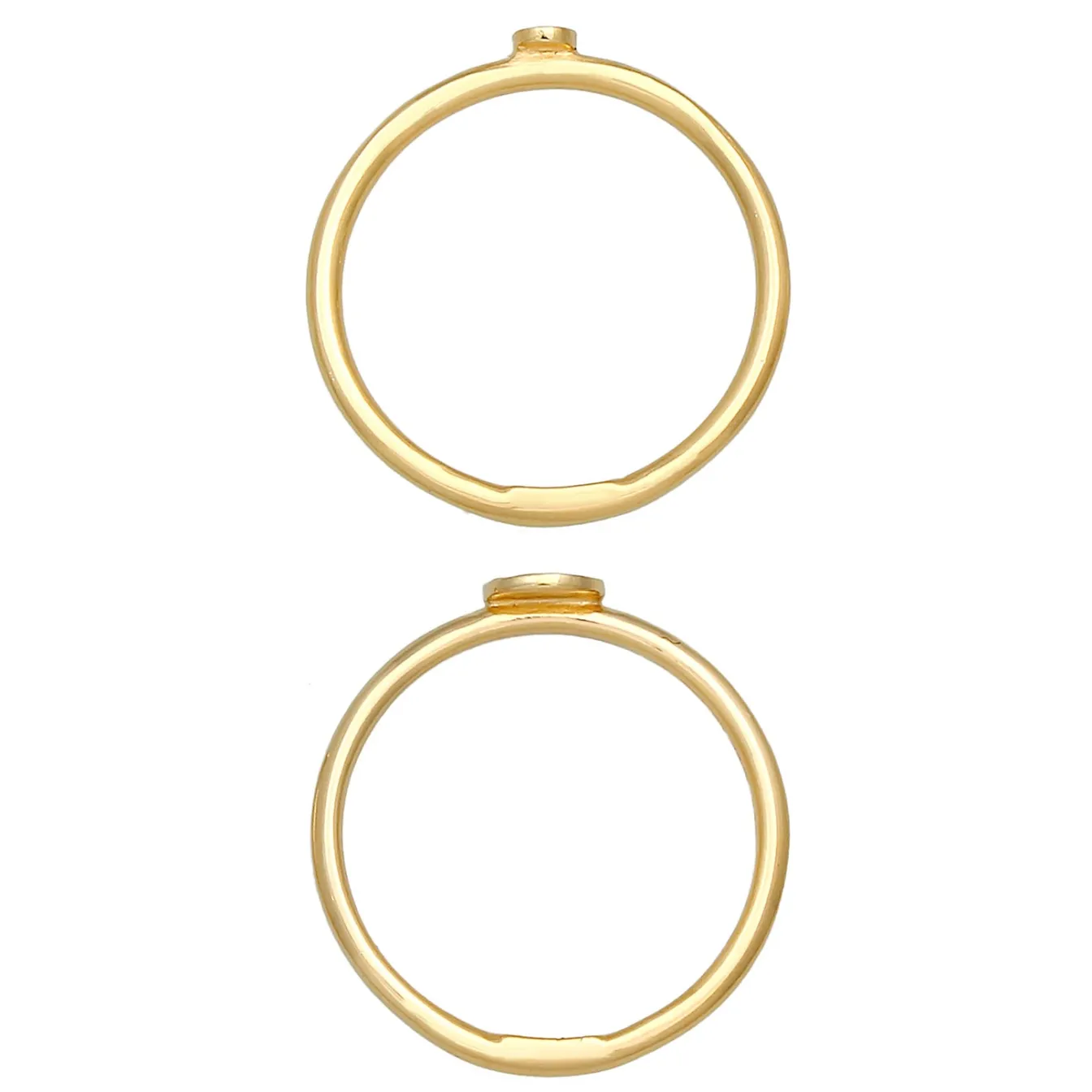 Elli "Ringset Kreis< Ringe|Vergoldet