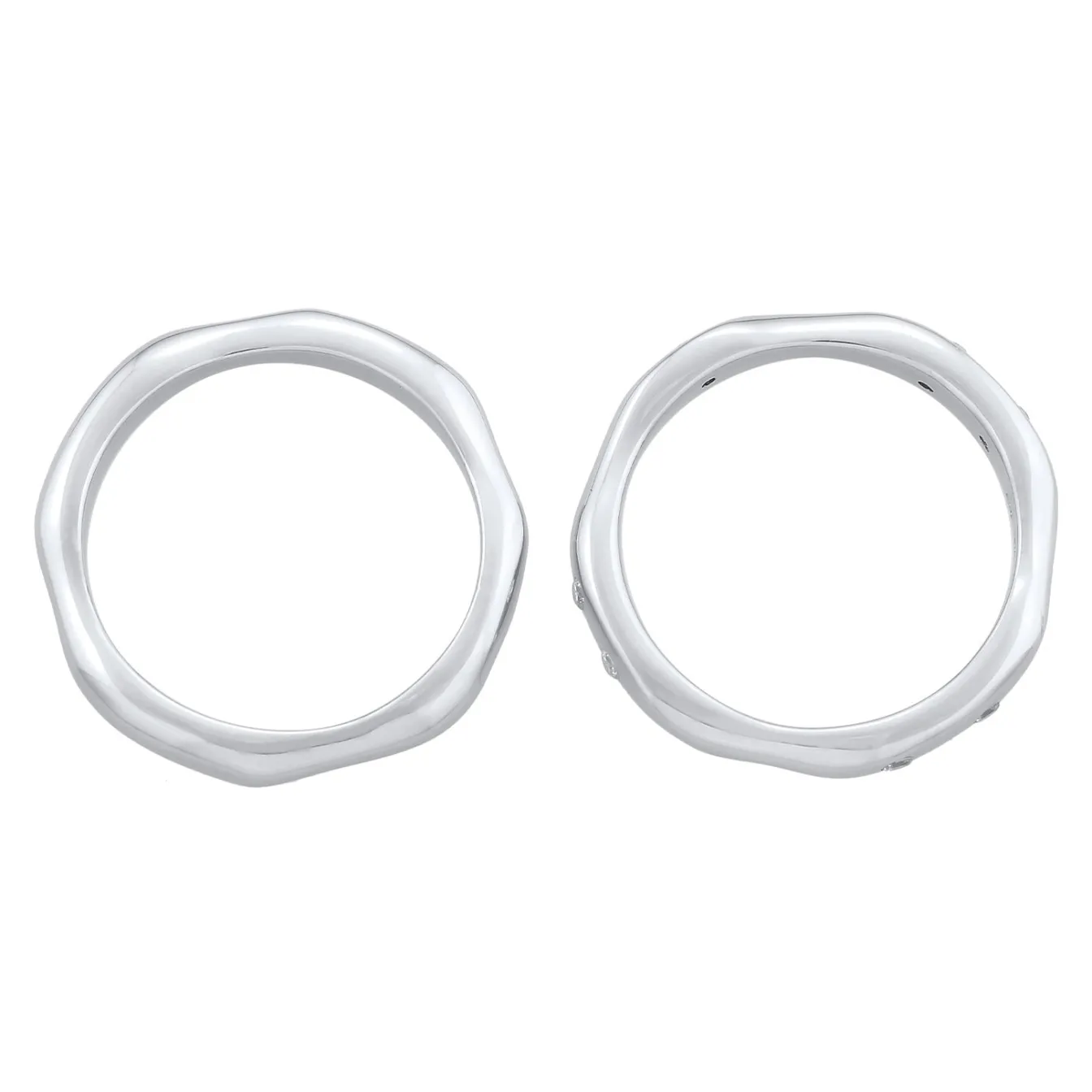 Elli "Ringset Organic | Zirkonia (Weiß)< Letzte Chance|Ringe