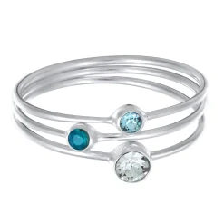Elli "RingSet Solitär | Kristall< Ringe