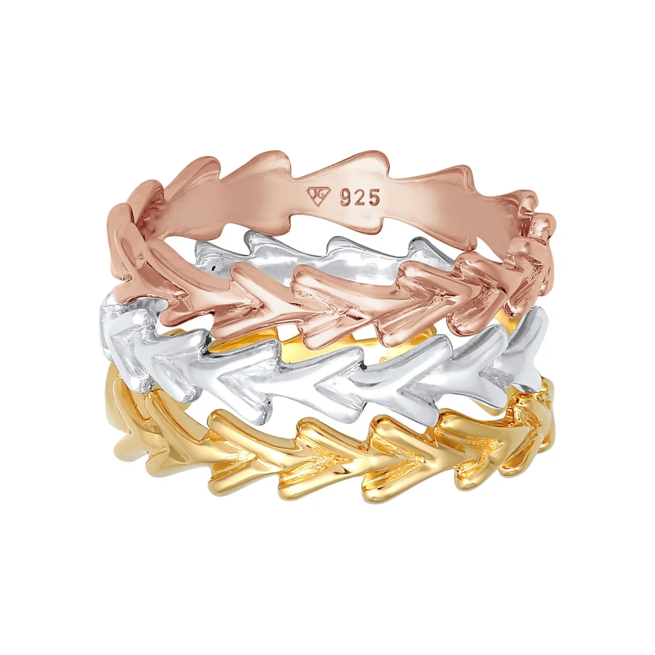 Elli "Ringset Tricolor< Letzte Chance|Ringe
