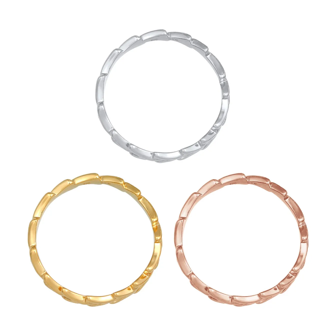 Elli "Ringset Tricolor< Letzte Chance|Ringe