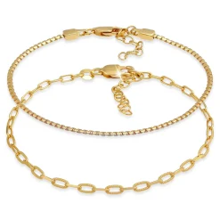 Elli "Schlangen-Armbandset< Vergoldet|Letzte Chance