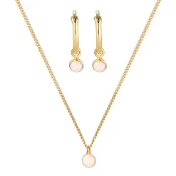 Elli "Schmuckset  | Quarz ( Rosa )< Schmucksets|Schmucksets
