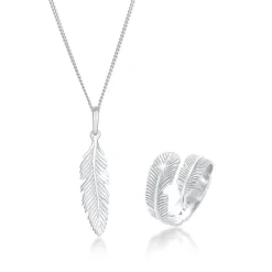 Elli "Schmuckset Feder< Schmucksets|Schmucksets