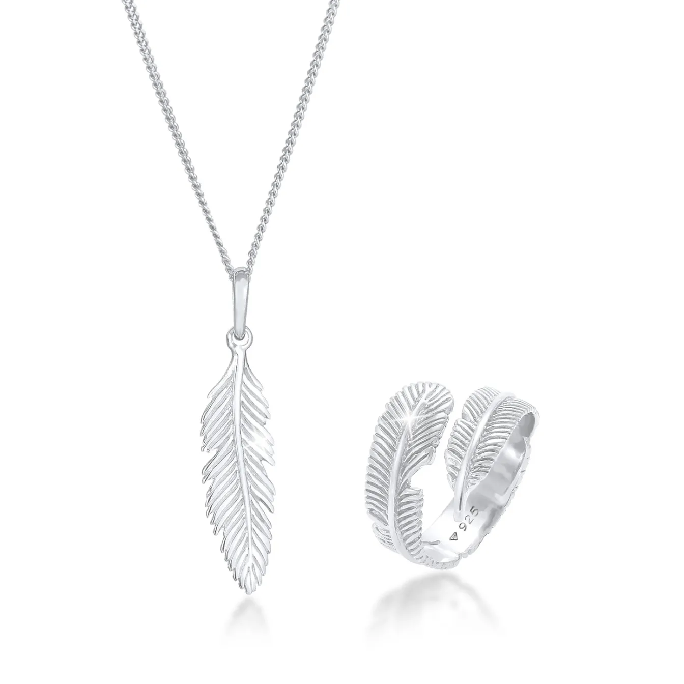 Elli "Schmuckset Feder< Schmucksets|Schmucksets