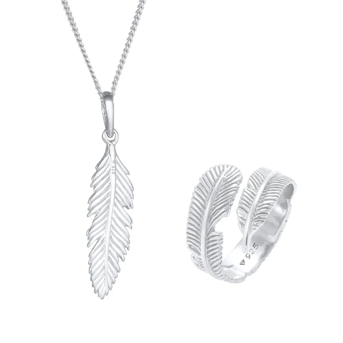 Elli "Schmuckset Feder< Schmucksets|Schmucksets