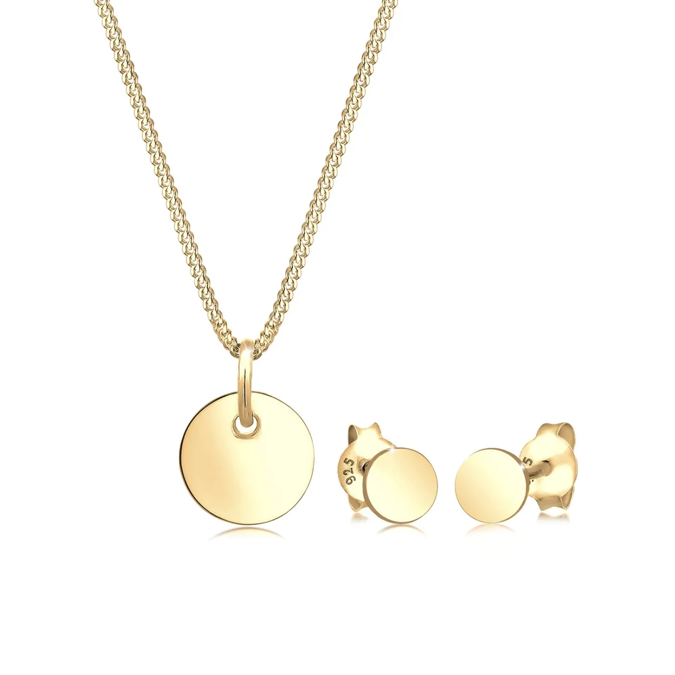 Elli "Schmuckset Geo< Roségold|Schmucksets