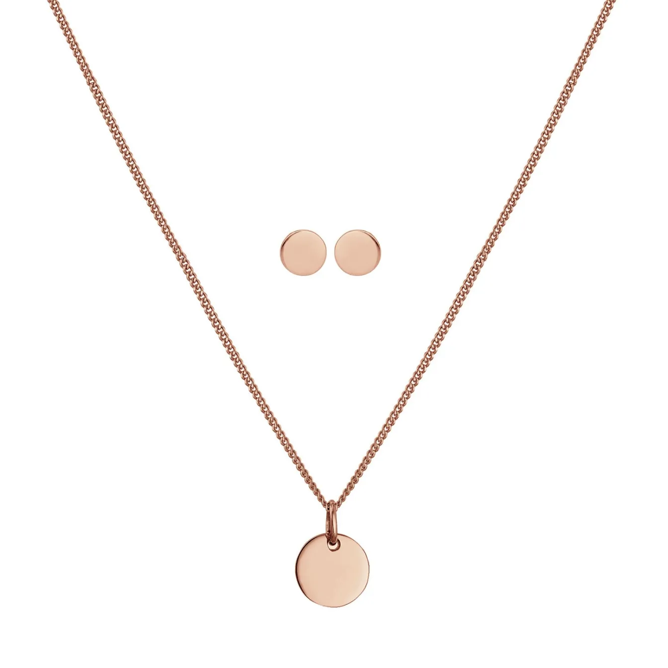 Elli "Schmuckset Geo< Roségold|Schmucksets