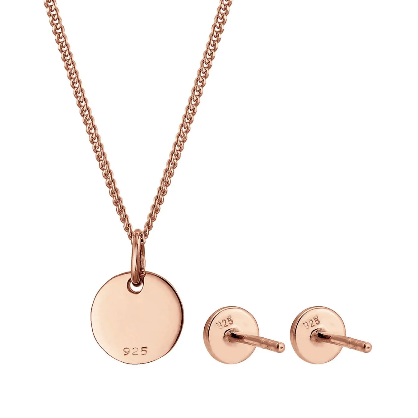 Elli "Schmuckset Geo< Roségold|Schmucksets