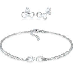 Elli "Schmuckset Infinity< Symbol-schmuck|Herz-schmuck