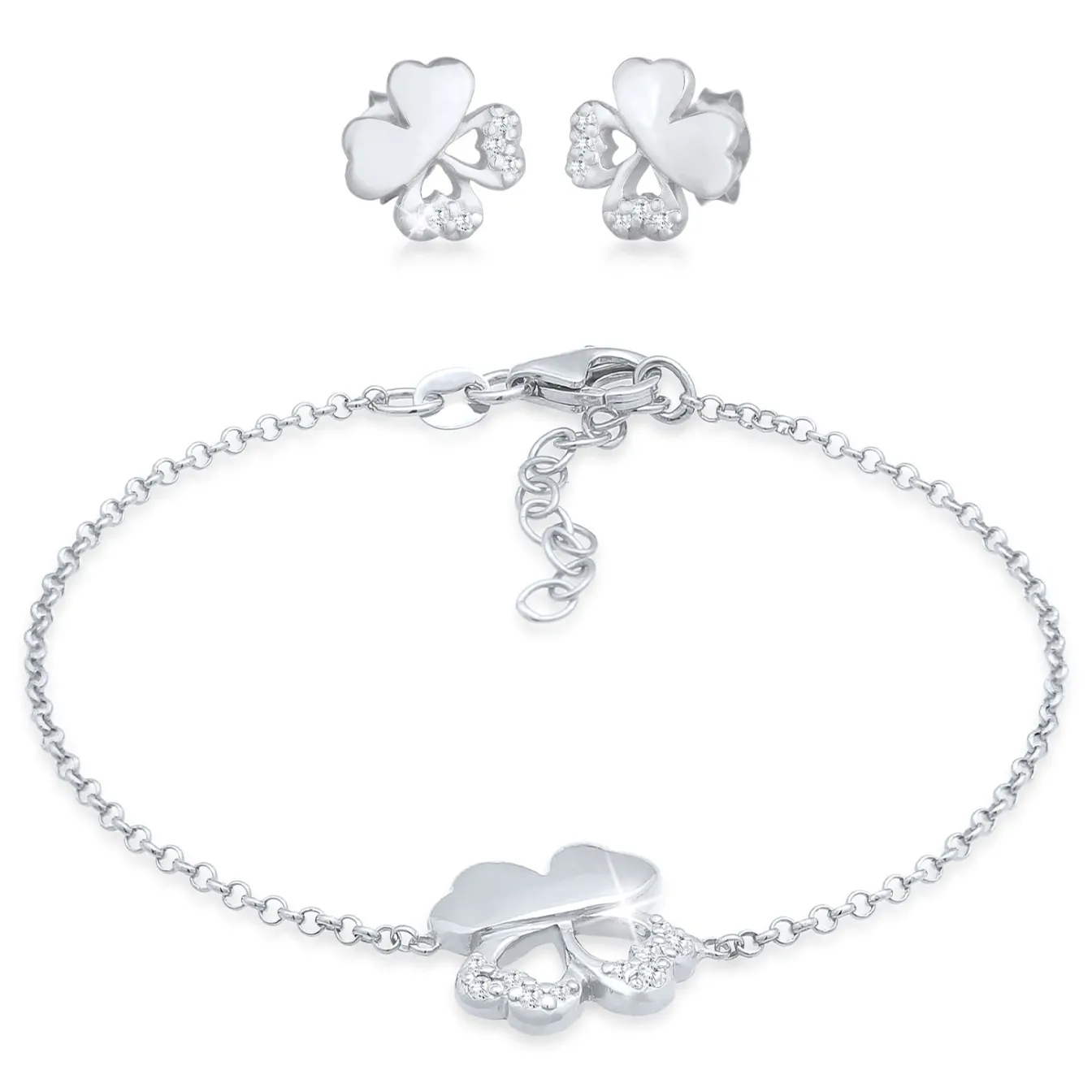 Elli "Schmuckset Kleeblatt< Symbol-schmuck|Schmucksets