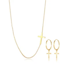 Elli "Schmuckset  Kreuz< Symbol-schmuck|Schmucksets