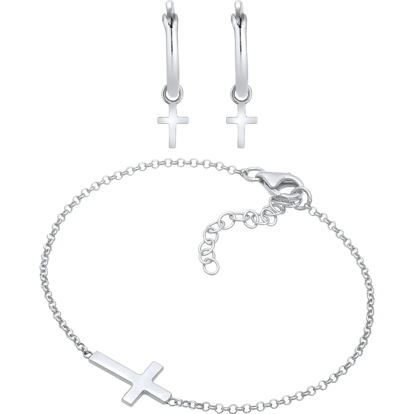 Elli "Schmuckset Kreuz Symbol< Symbol-schmuck|Schmucksets