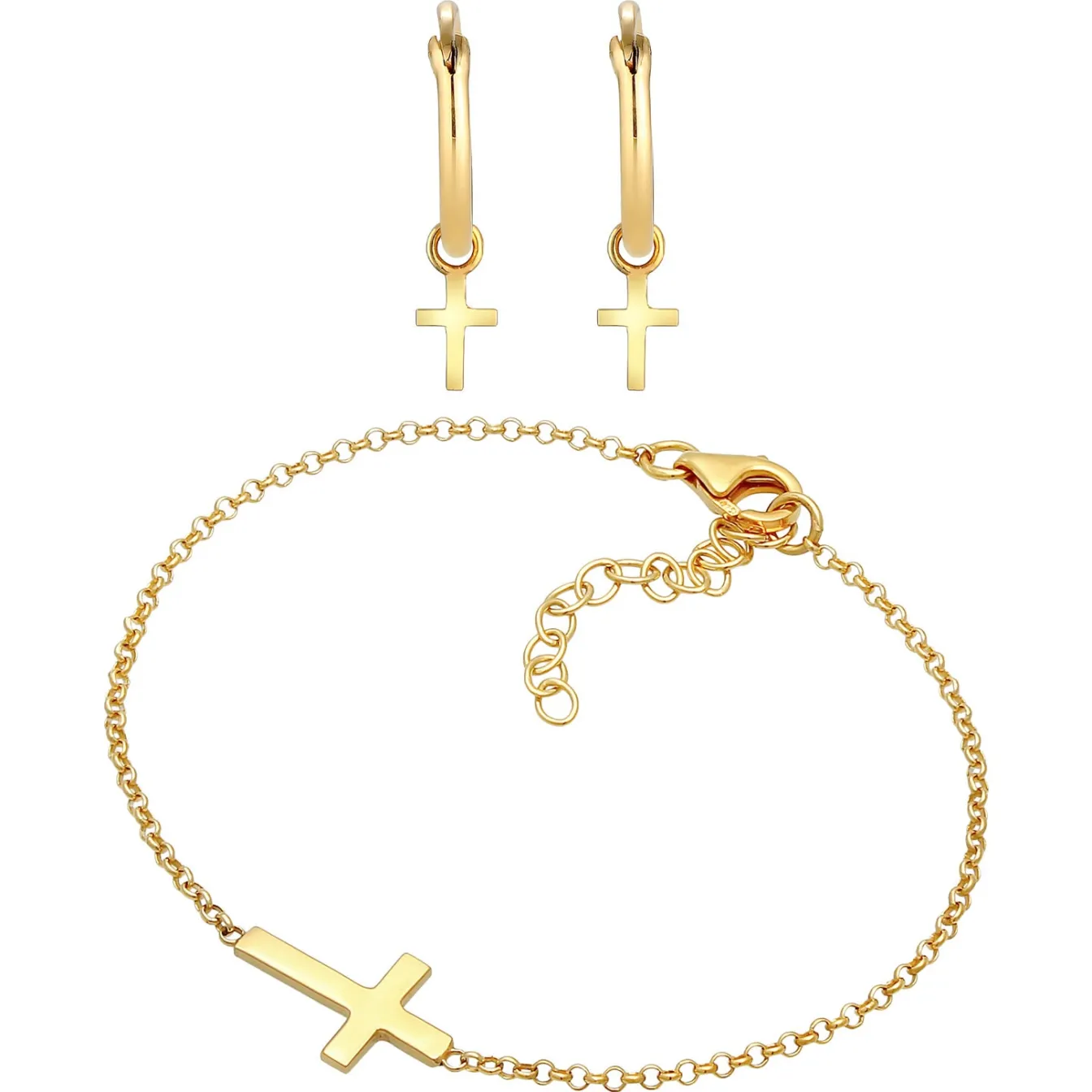 Elli "Schmuckset Kreuz Symbol< Symbol-schmuck|Schmucksets