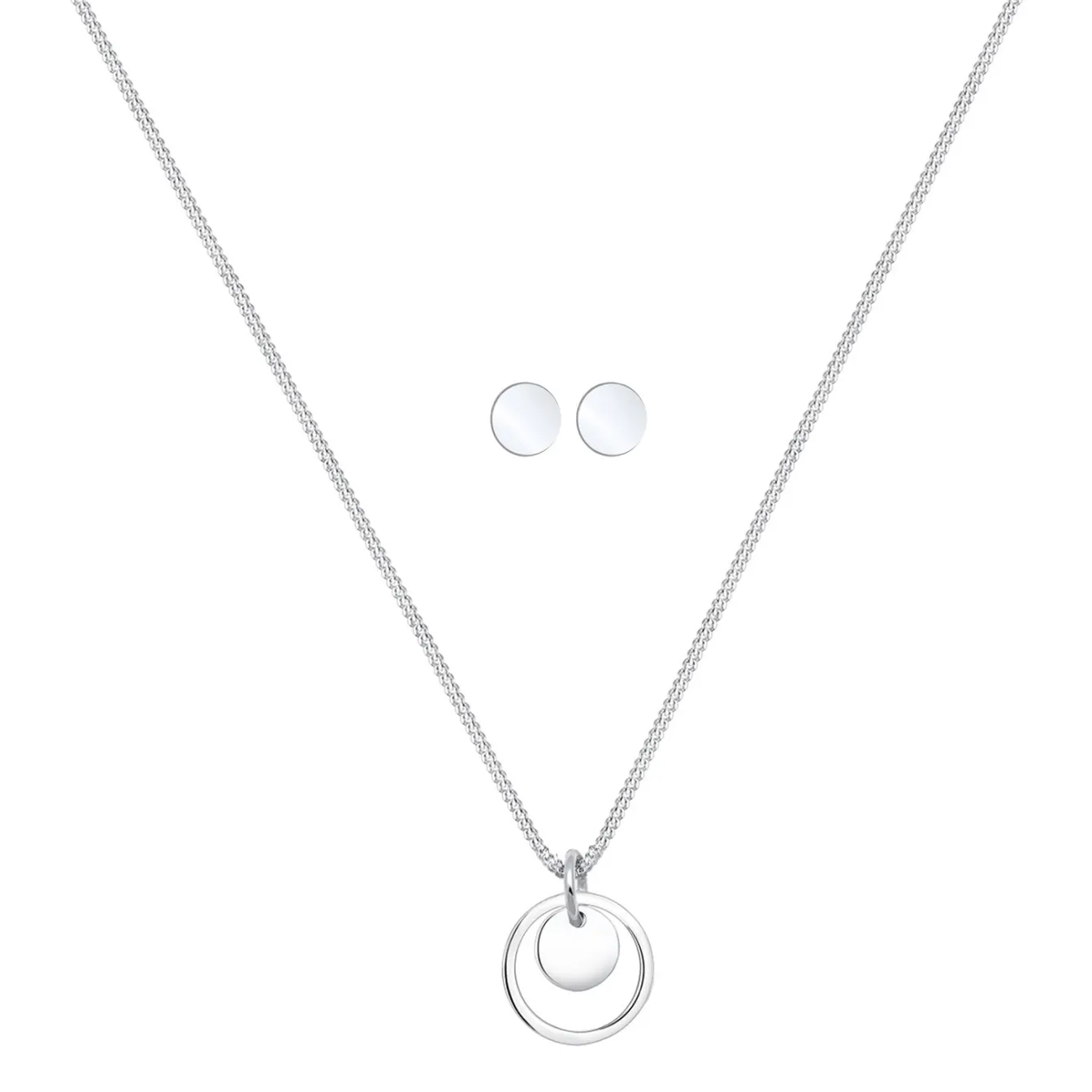 Elli "Schmuckset Plättchen Kreis< Schmucksets|Schmucksets