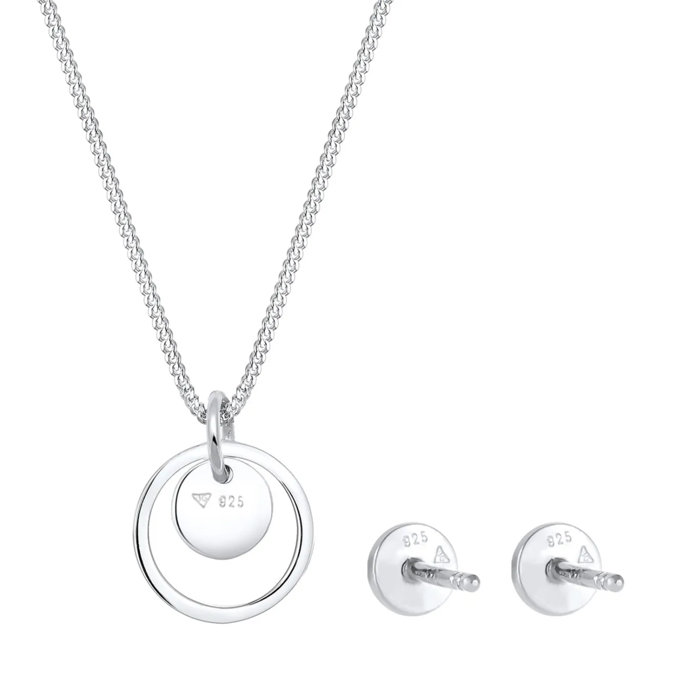 Elli "Schmuckset Plättchen Kreis< Schmucksets|Schmucksets