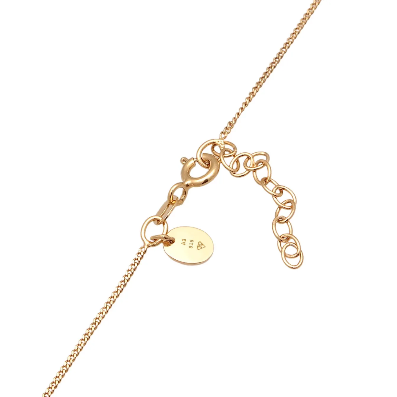 Elli "Schmuckset Solitär | Mondstein (Rosa)< Vergoldet|Schmucksets