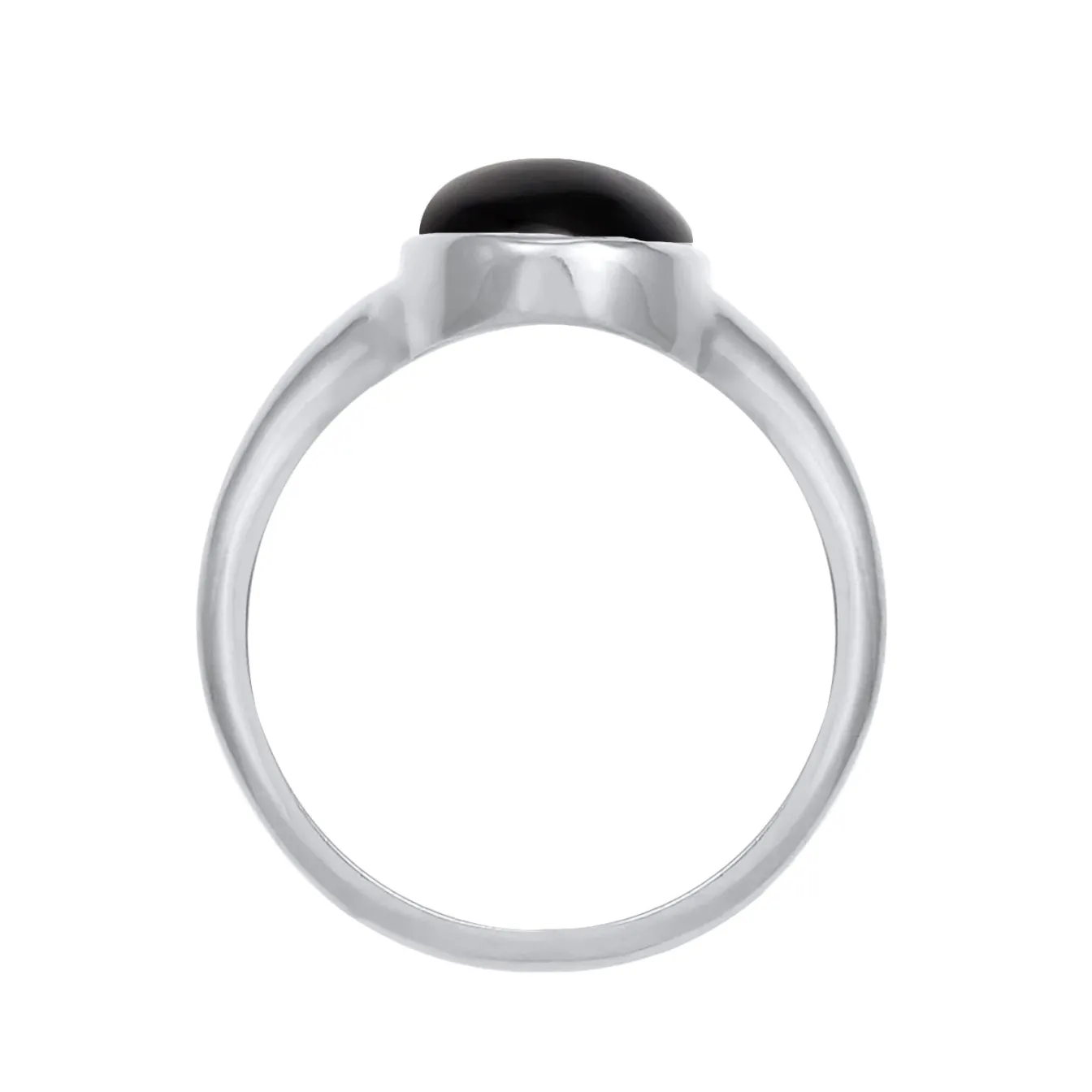 Elli "Siegelring | Onyx ( Schwarz )< Ringe|Silber