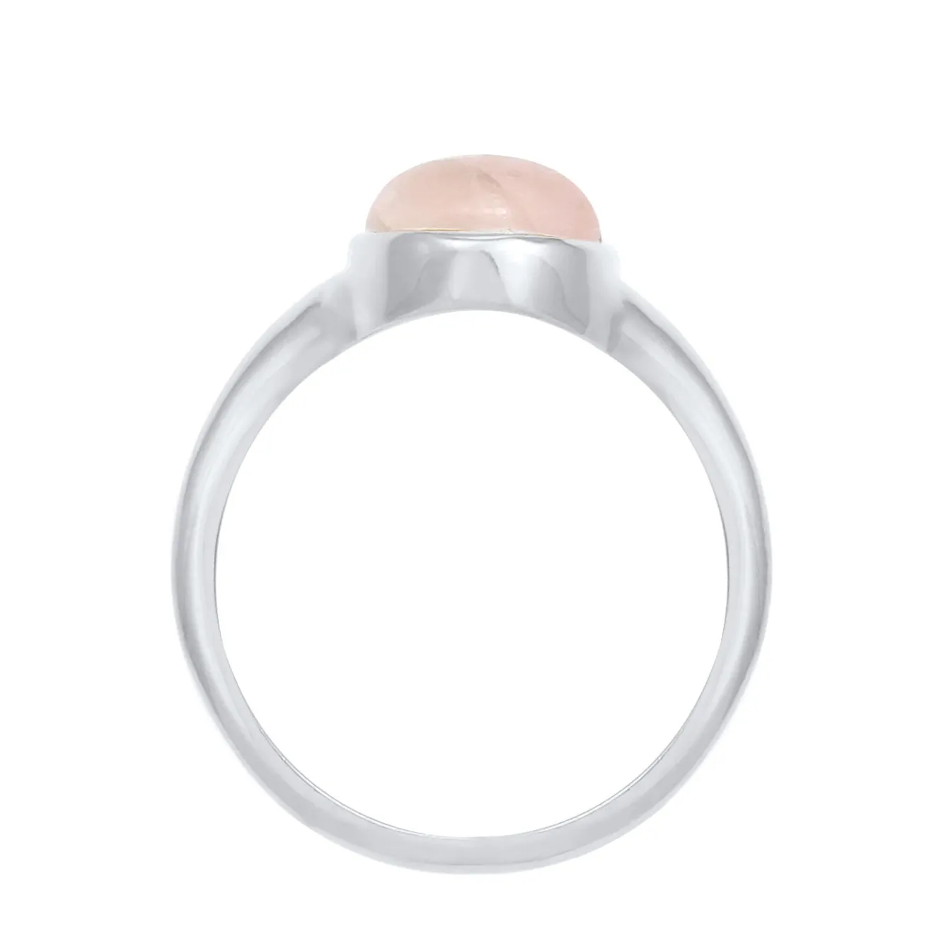 Elli "Siegelring | Quarz ( Rosa )< Ringe|Edelsteine
