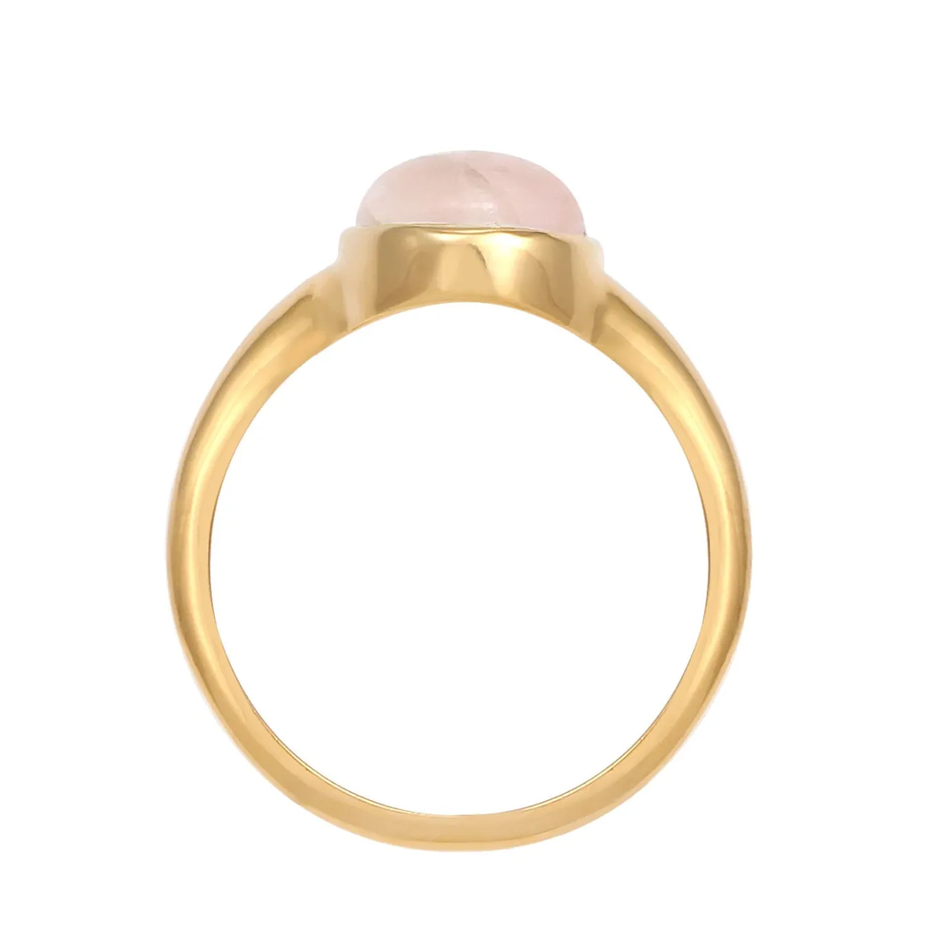 Elli "Siegelring | Quarz ( Rosa )< Ringe|Edelsteine