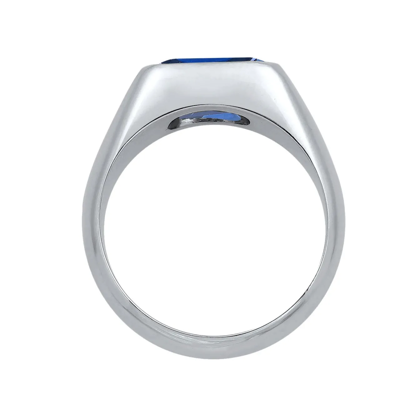 Elli "Siegelring | Saphir (Blau)< Vergoldet|Ringe