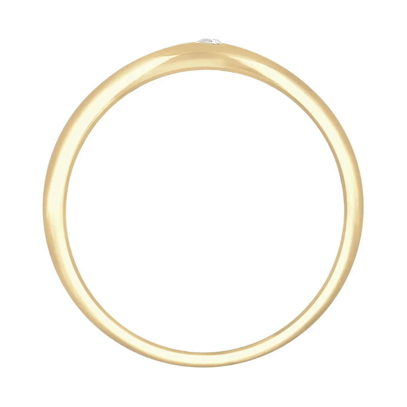 Elli "Siegelring Astro | Kristall (Weiß)< Ringe|Silber