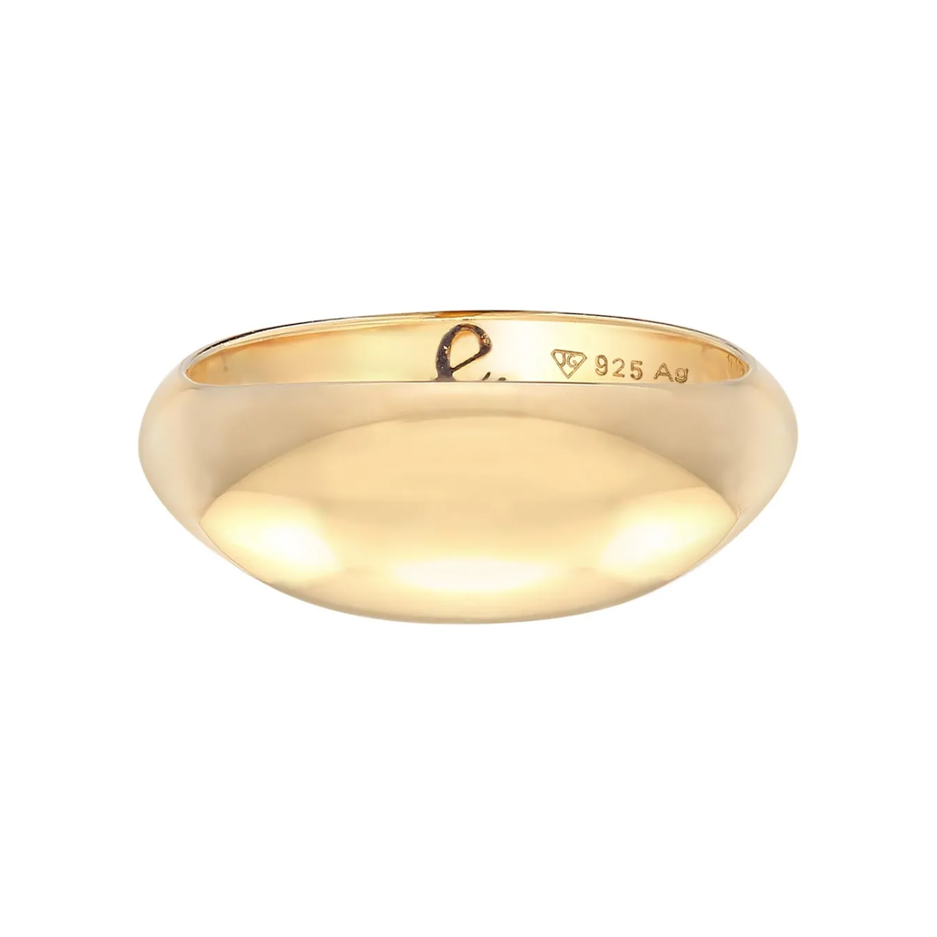 Elli "Siegelring Chunky< Ringe|Vergoldet