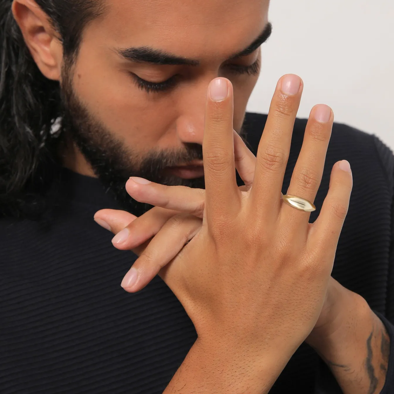 Elli "Siegelring Chunky< Ringe|Vergoldet