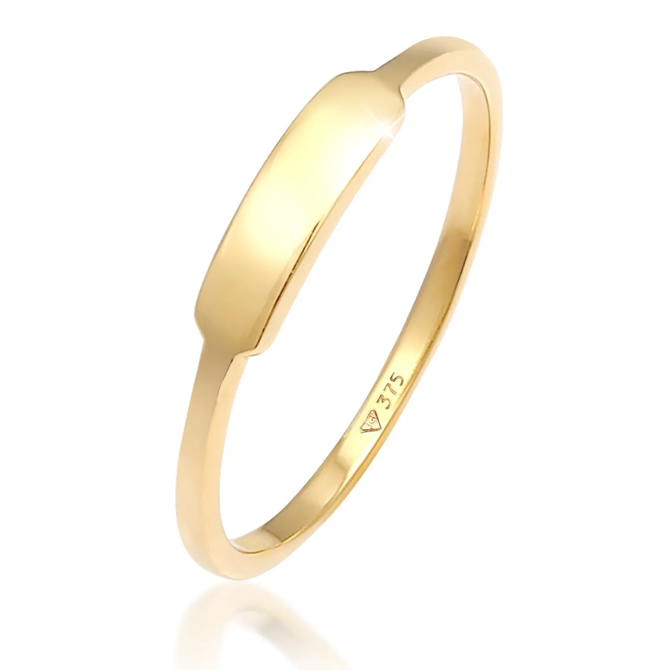 Elli "Siegelring Geo< Ringe|Echtgold