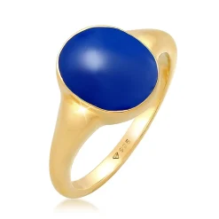 Elli "Siegelring Oval | Emaille< Ringe