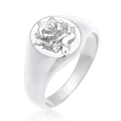 Elli "Siegelring Rose< Symbol-schmuck|Ringe