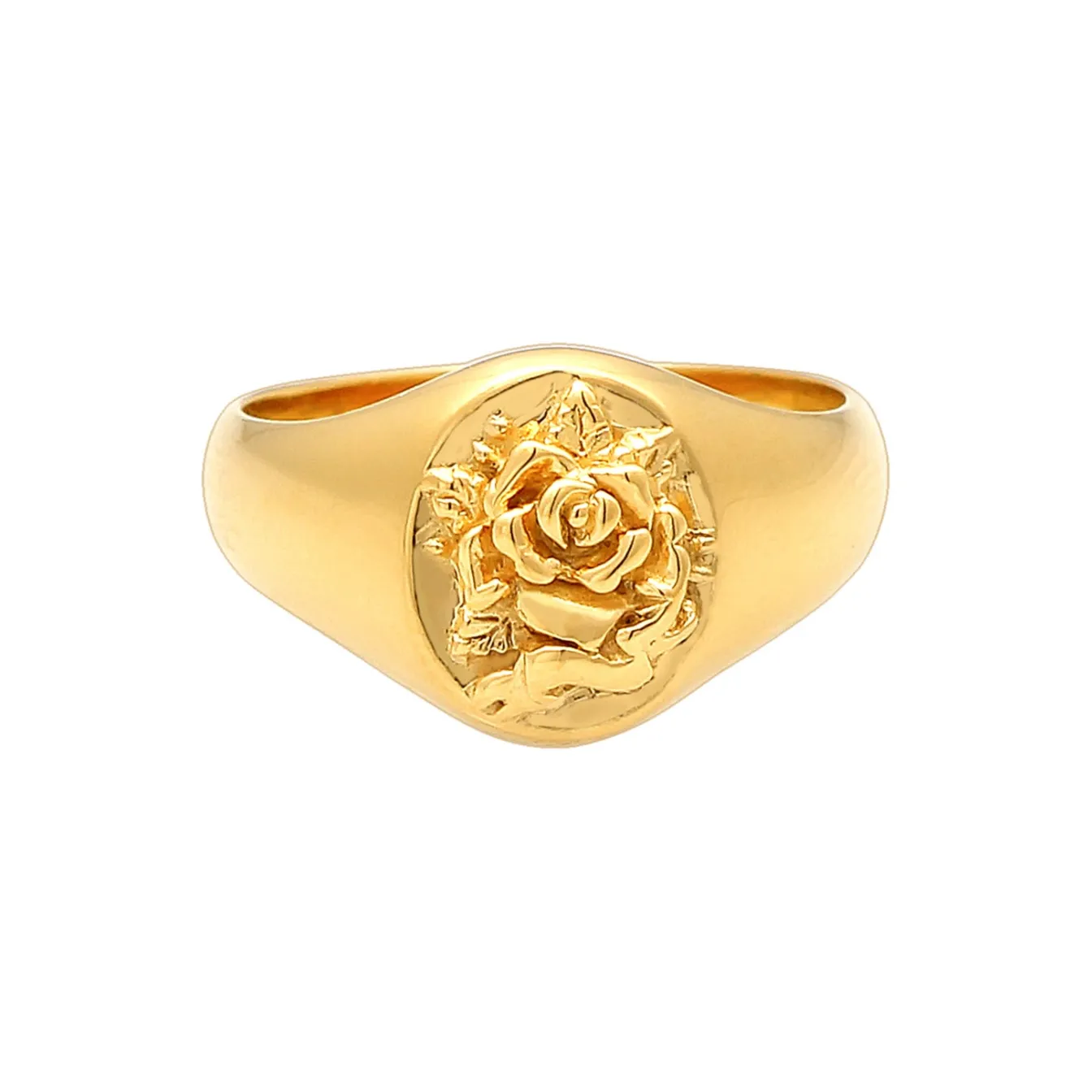 Elli "Siegelring Rose< Symbol-schmuck|Ringe