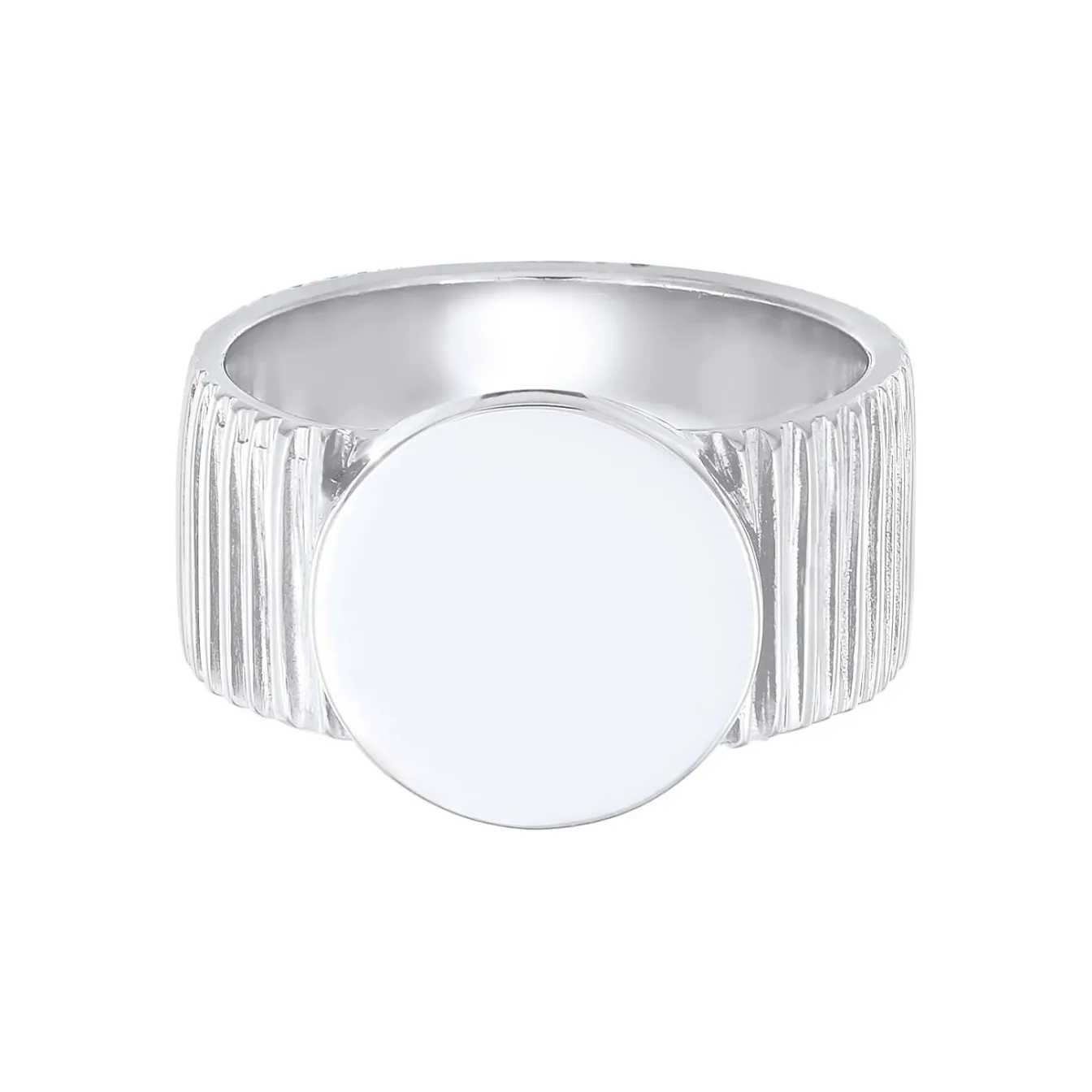 Elli "Siegelring Rund< Ringe|Silber